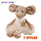 1pc 42CM Cute Ballet Mouse Plush Toys Lovely Dressing Cloth Animal Mou_1